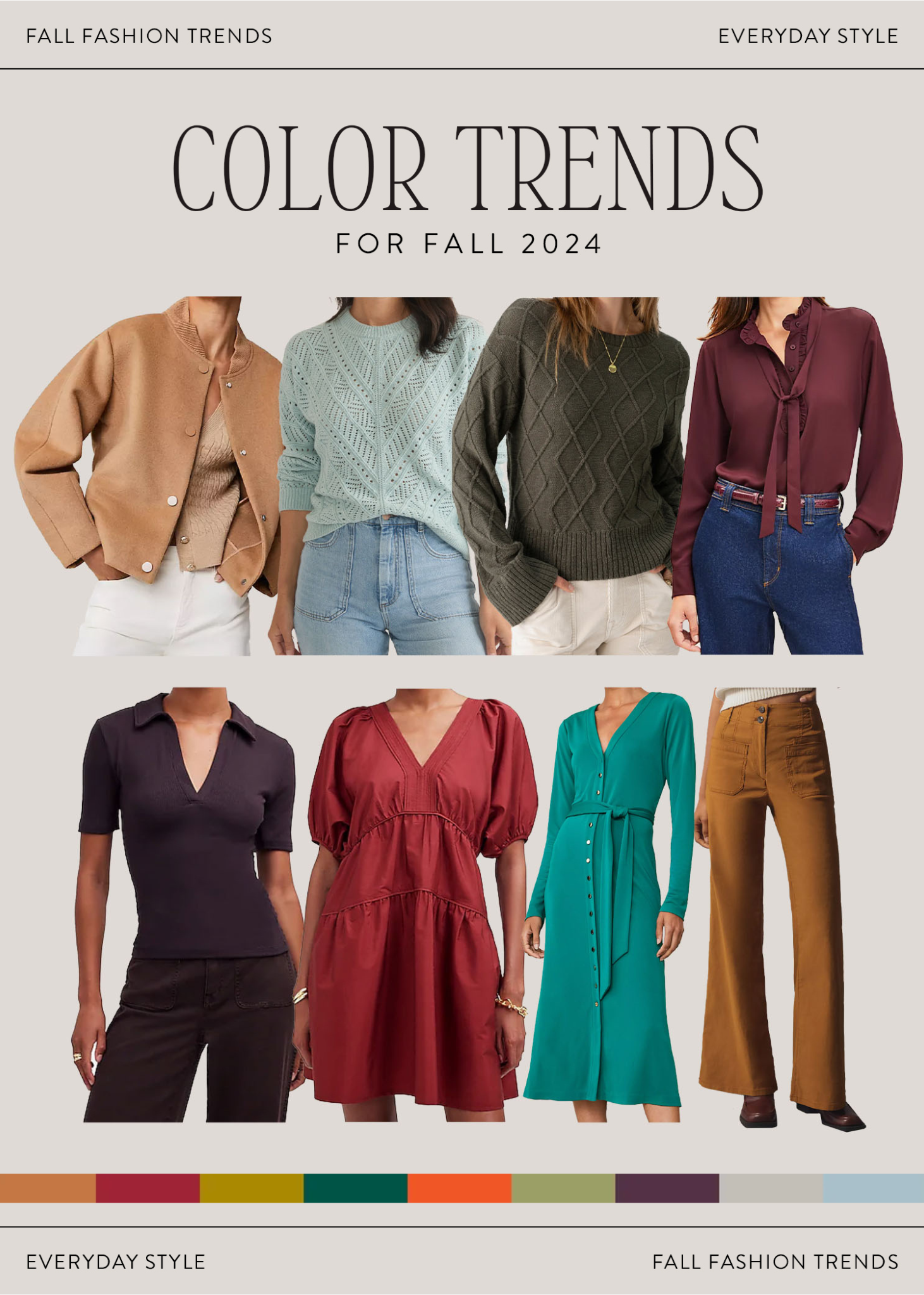 Fall Fashion: Color Trends for Fall 2024