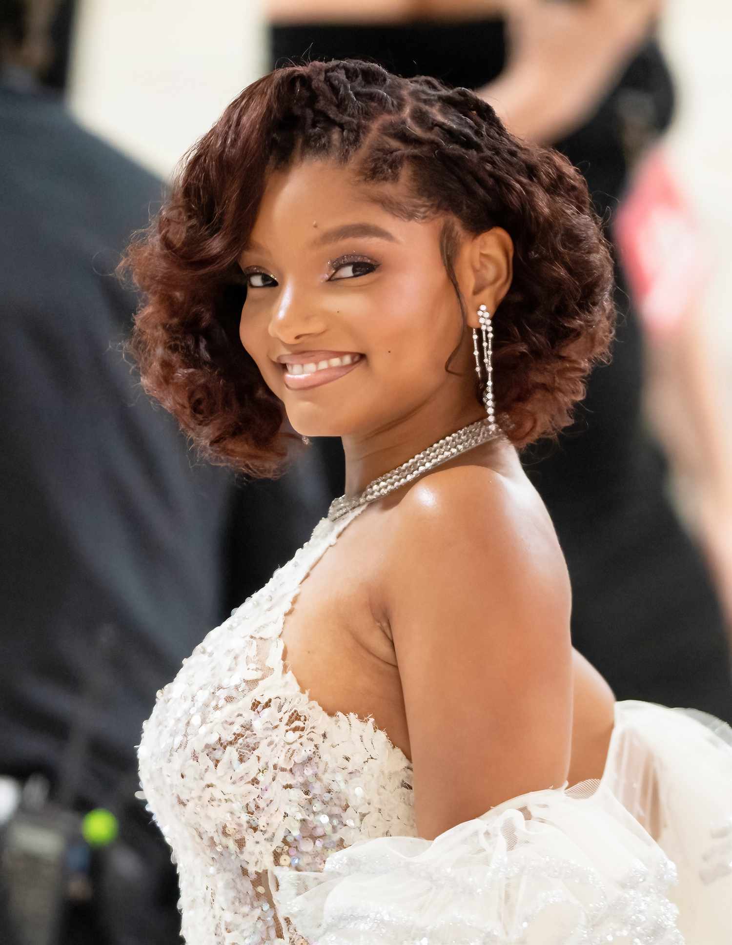 Halle Bailey arrives to The 2023 Met Gala Celebrating "Karl Lagerfeld: A Line Of Beauty"