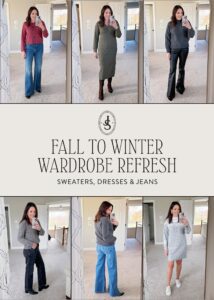 Fall to Winter Wardrobe Refresh: Sweaters, Dresses & Jeans